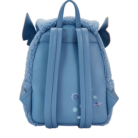 Stitch Plush Sherpa Cosplay Mini Backpack - Picture 3 of 4